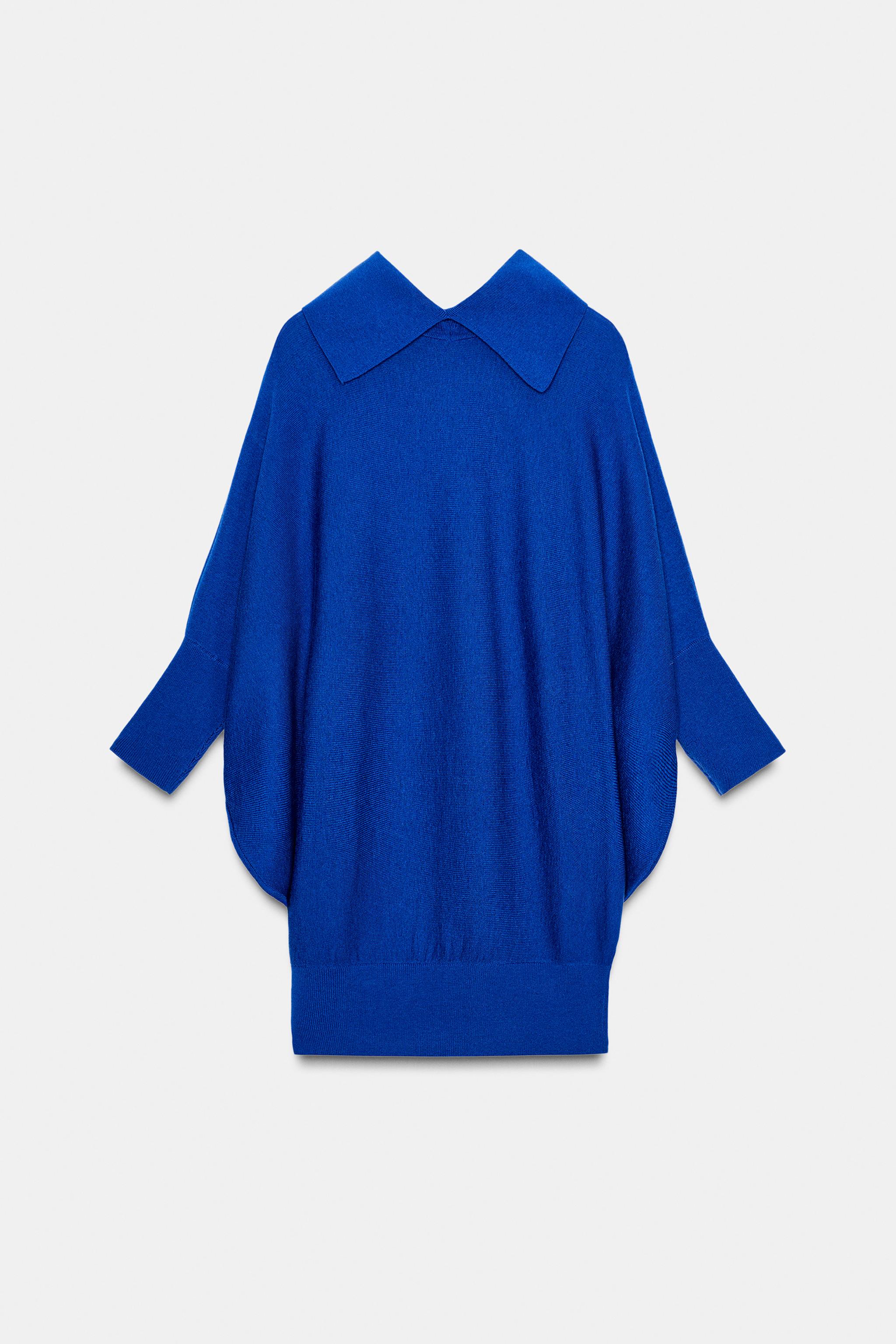 LONG BATWING SLEEVE KNIT JUMPER